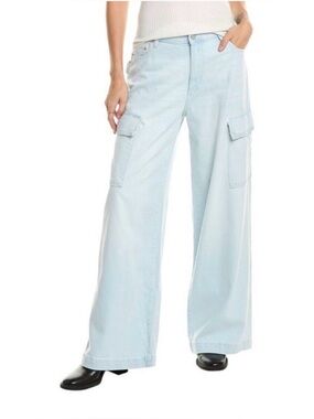DL1961 relaxed vintage Zoie Wide Leg Cargo pool jeans size 29